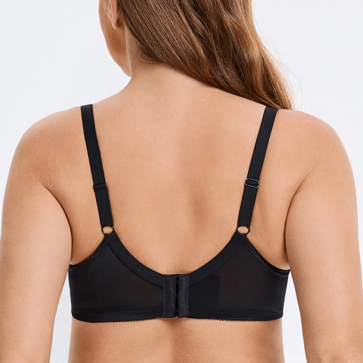 MELENECA Damen Minimizer-BH für große Brüste mit Bügel, Große Größen, Vollabdeckung und Spitze