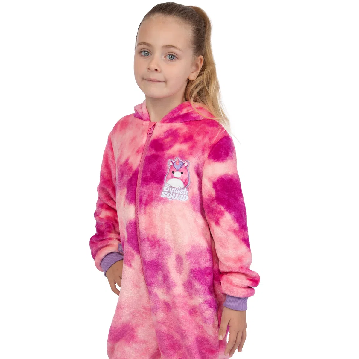 Squishmallows Einhorn Schlafanzug Mädchen | Schlafoverall Mädchen | Onesie Kinder Kuschelig | Jumpsuit Kinder