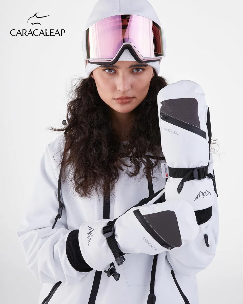 Skihandschuhe Winterhandschuhe Handschuhe Herren Damen Winter Schnee Fäustlinge Wasserdicht Winter Handschuhe
