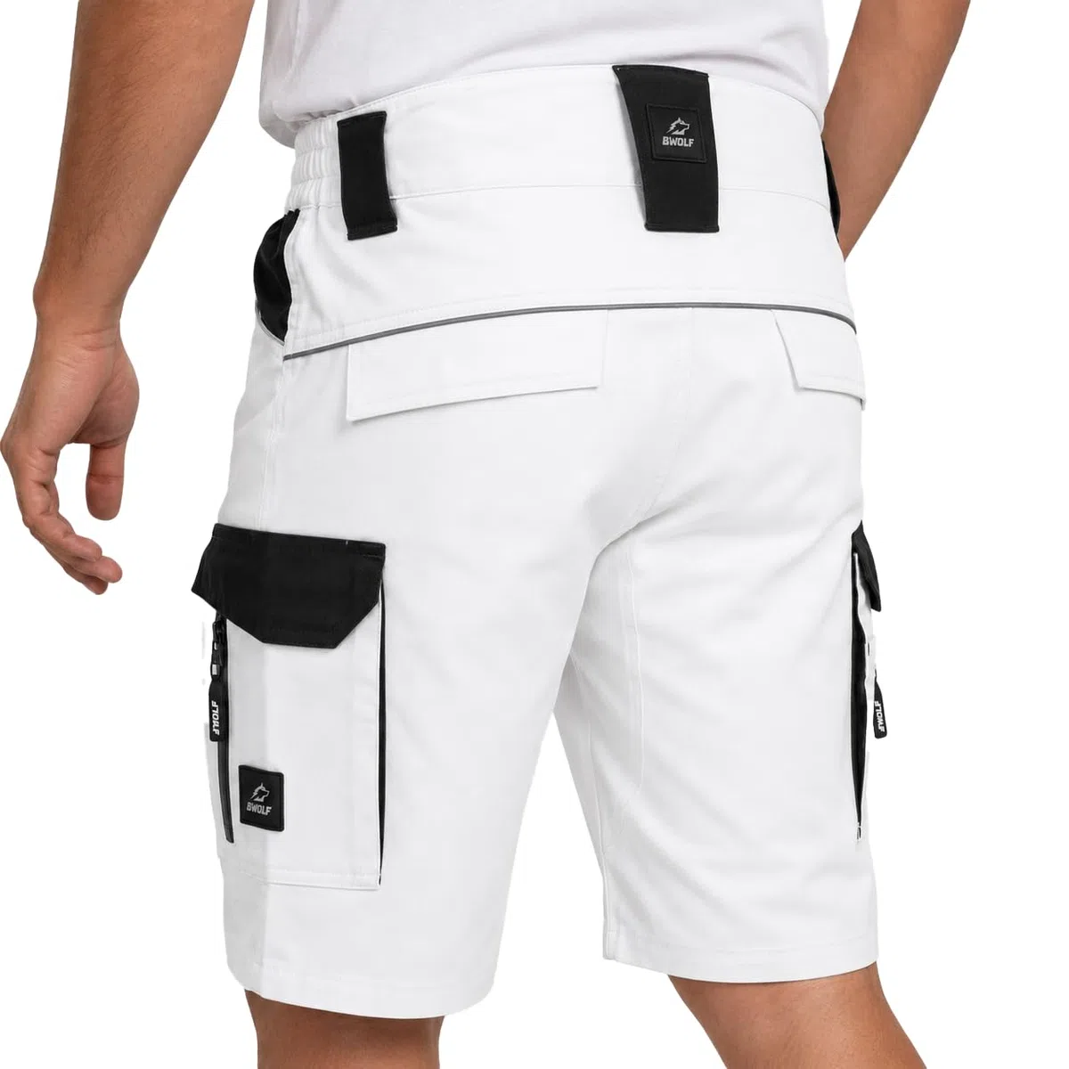 BWOLF Daytona Arbeitsshorts Stretch, Arbeitshosen Männer Kurze, Arbeitshose Herren mit vielen Taschen