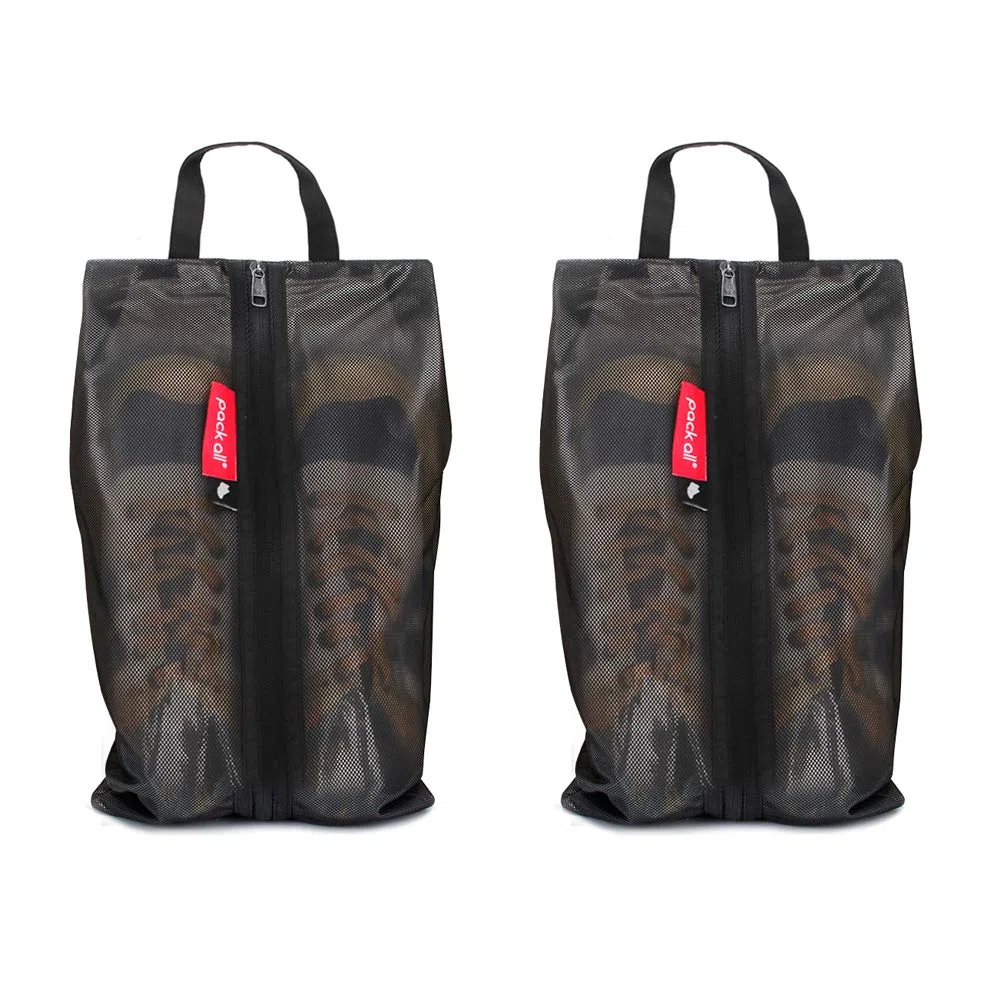pack all Wasserfeste Reise Schuhbeutel, Schuhorganizer, Schuhtasche mit Reißverschluss, für Männer und Frauen
