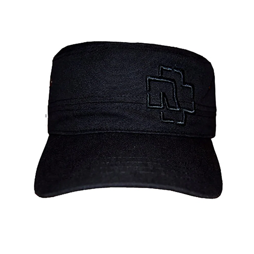 Rammstein Army Cap Schwarz, Offizielles Band Merchandise, 100% Baumwolle