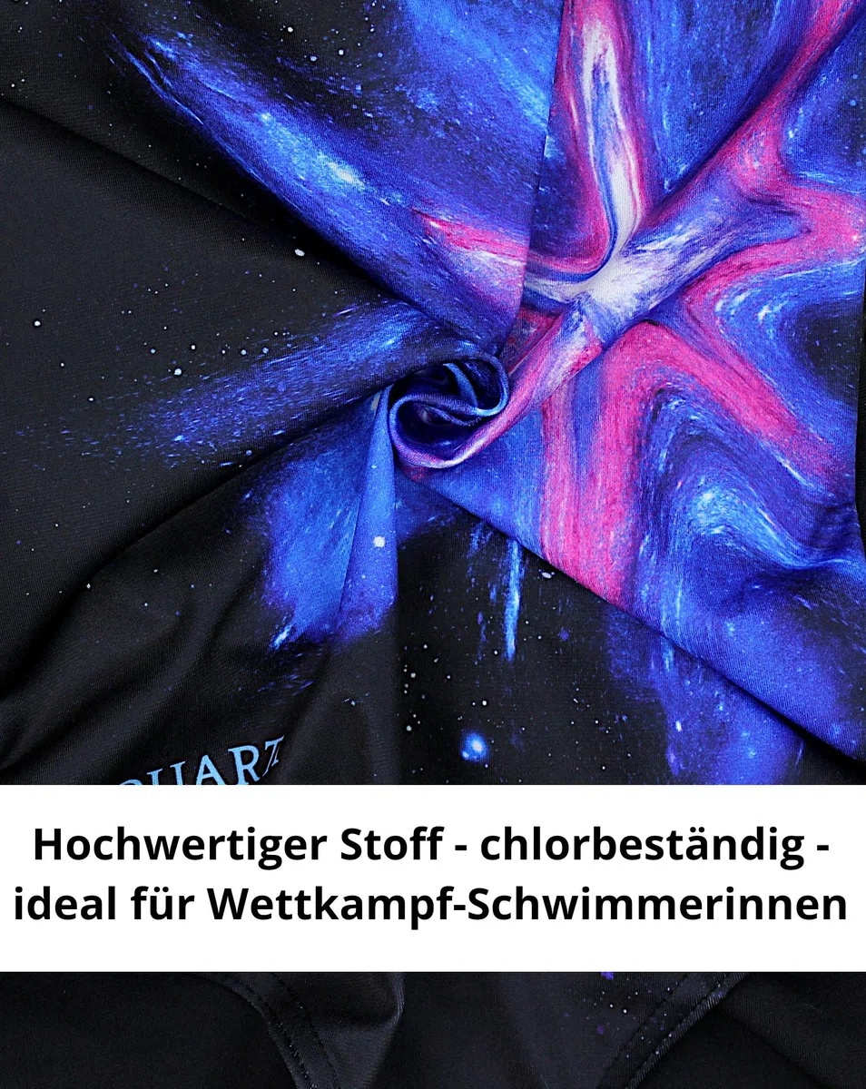 Aquarti Mädchen Badeanzug – Chlorresistenter Sport Badeanzug Mädchen mit Muscleback