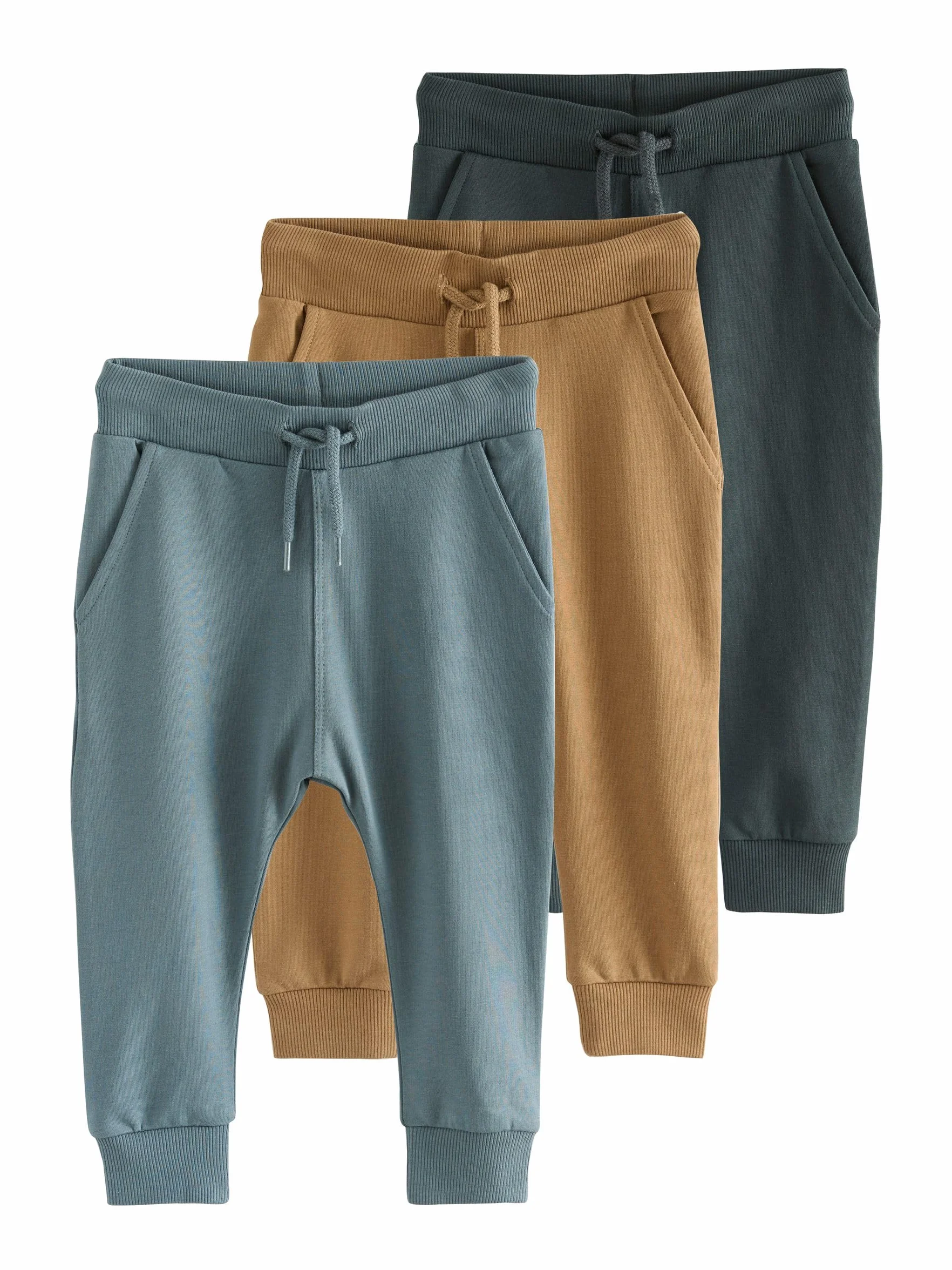 NEXT Jungen Jogginghosen Super Skinny, 3er-Pack 62-122