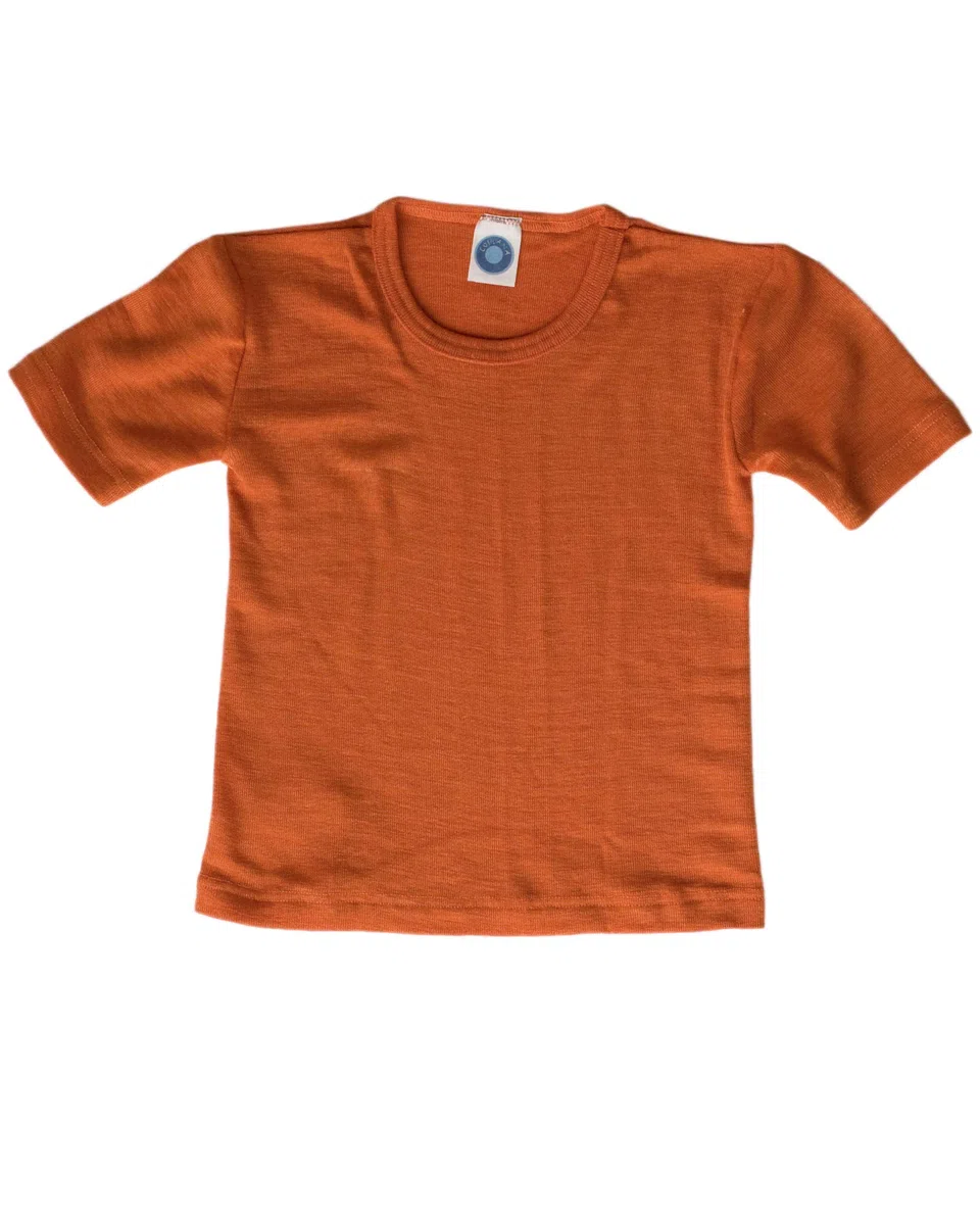 Cosilana, Kinder Unterhemd/T-Shirt, 70% Wolle und 30% Seide