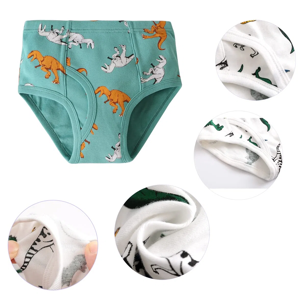 Jungen Unterhosen Slips aus 100% Baumwolle Kinder Unterwäsche 12er-Pack