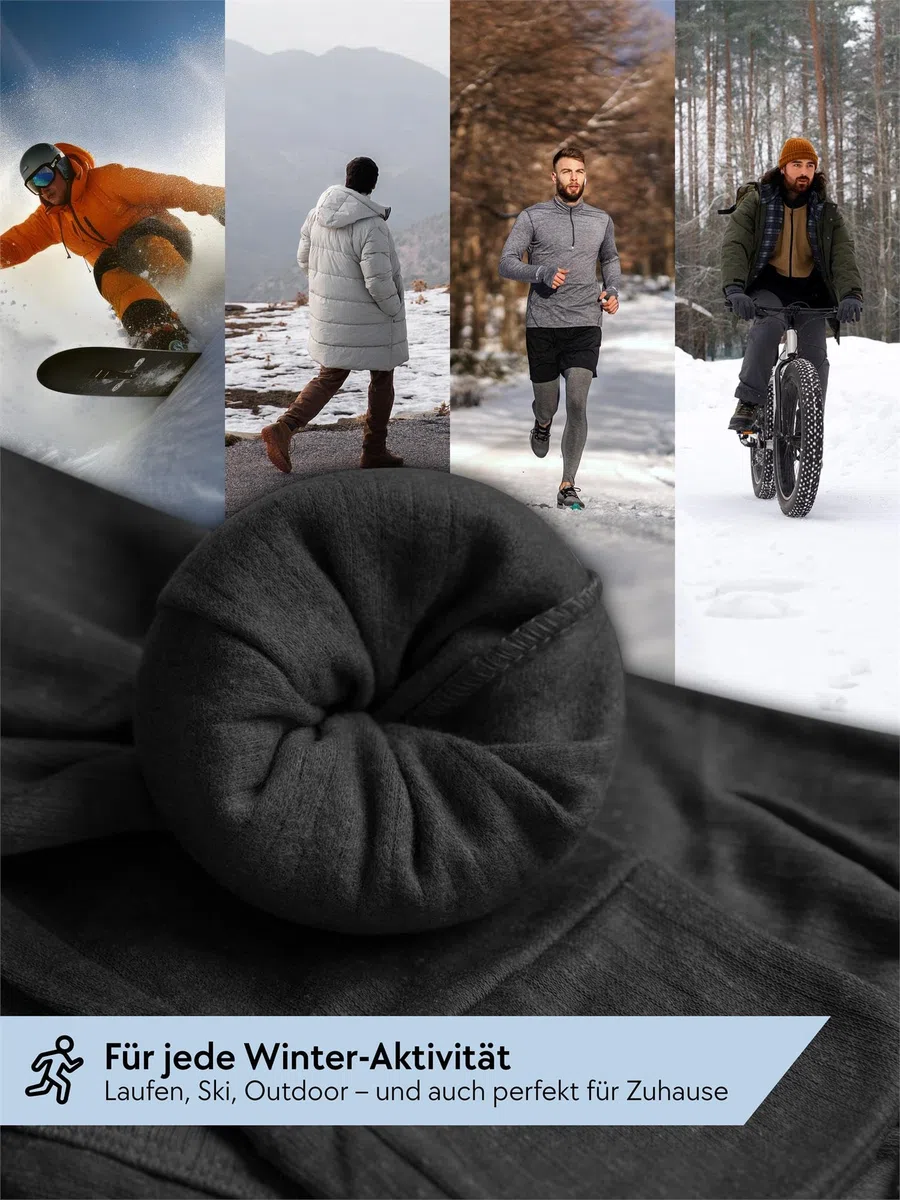 normani Wärmende Herren Thermounterwäsche - Thermohemd und Thermohose - Ski- und Sport Unterwäsche