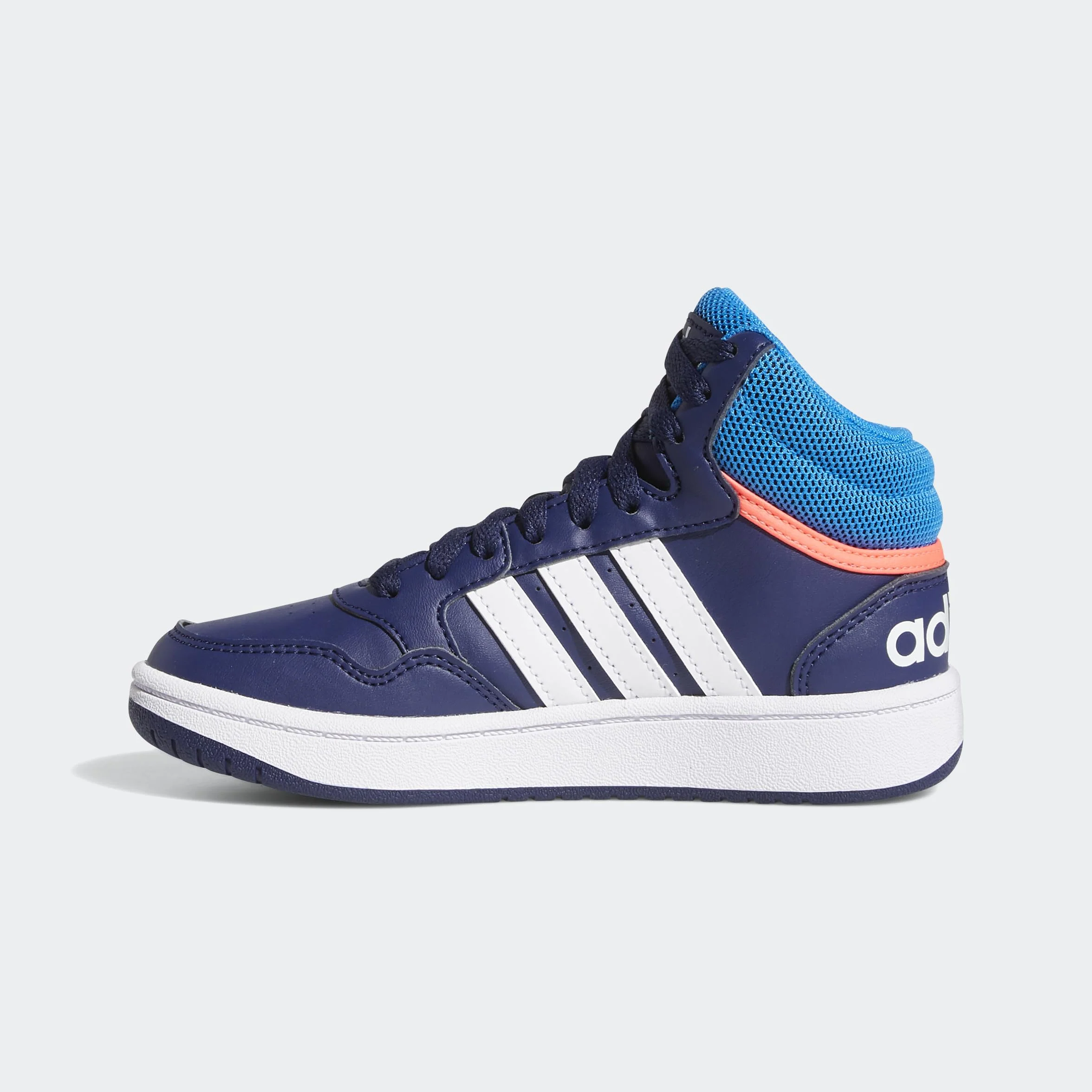 Adidas Unisex Kinder Hoops Mid Shoes, Dark Blue/Blue Rush/Turbo, 36