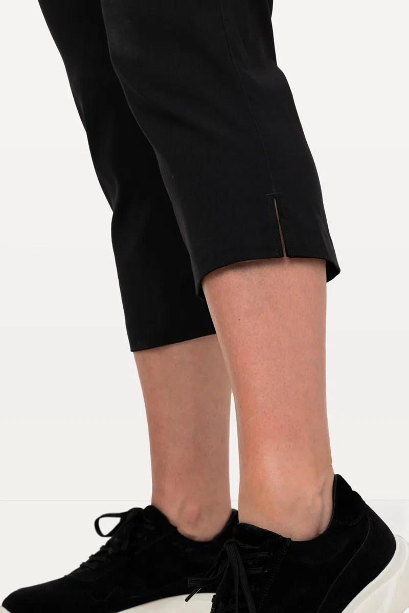 Ulla Popken Damen große Größen Übergrößen Plus Size Bengalinhose, wadenlang, Elastikbund, Stretch 640914