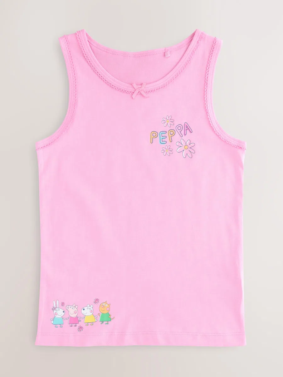 NEXT Mädchen Peppa Pig Trägerhemden, 3er-Pack 86-128