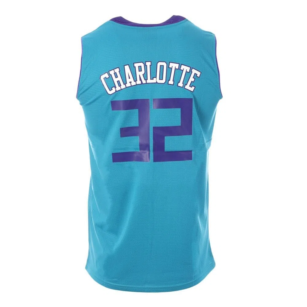Charlotte 32 Basketball-Trikot, Blau, Herren