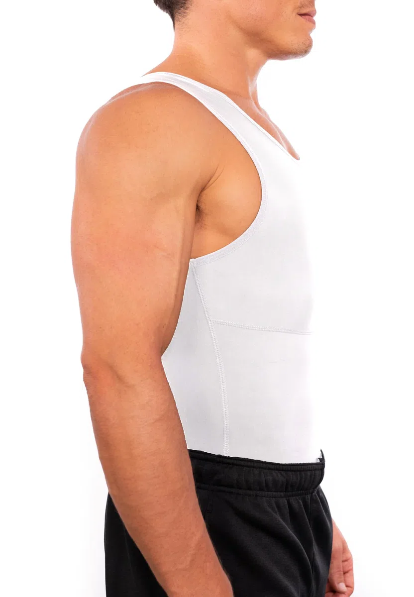 Esteem Apparel original max männer abnehmen chest & body shaper compression hemd