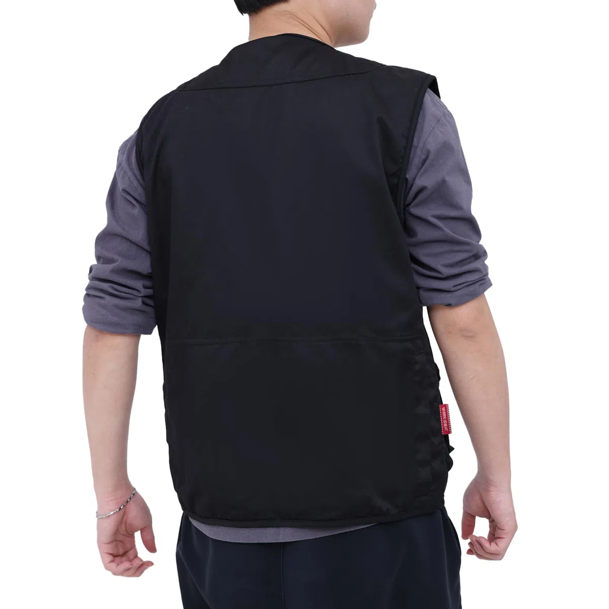 WORK IDEA Herren Outdoor-Arbeitsweste Multi-Pocket-Angelweste Lichtfeldweste Tarnweste Sommer-Multifunktionsweste atmungsaktive Angelweste…