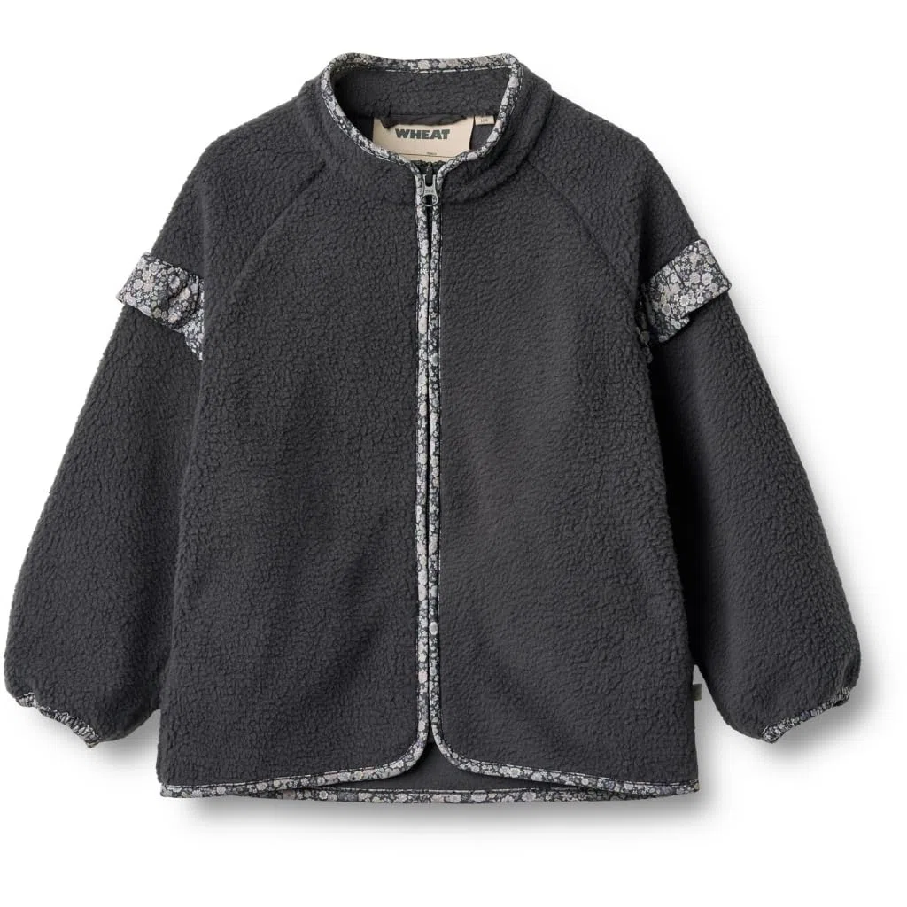 Wheat Unisex Kinder Fleece Jacke Ellena Mädchen Grs Recycelt Atmungsaktiv Fleece-Jacke