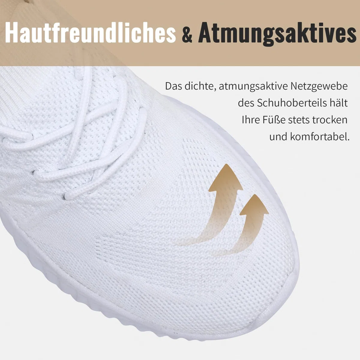 Sportschuhe Damen Sneaker Leicht Hallenschuhe Turnschuhe Bequem Laufschuhe Slip-On Tennisschuhe Running Schuhe Damen Outdoor