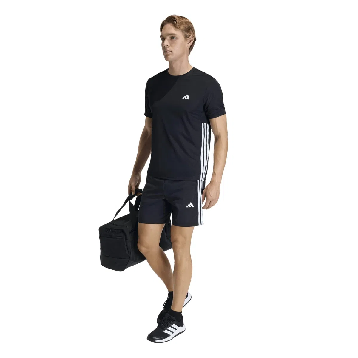 adidas Men's Workout Essentials Base 3-Streifen T-Shirt