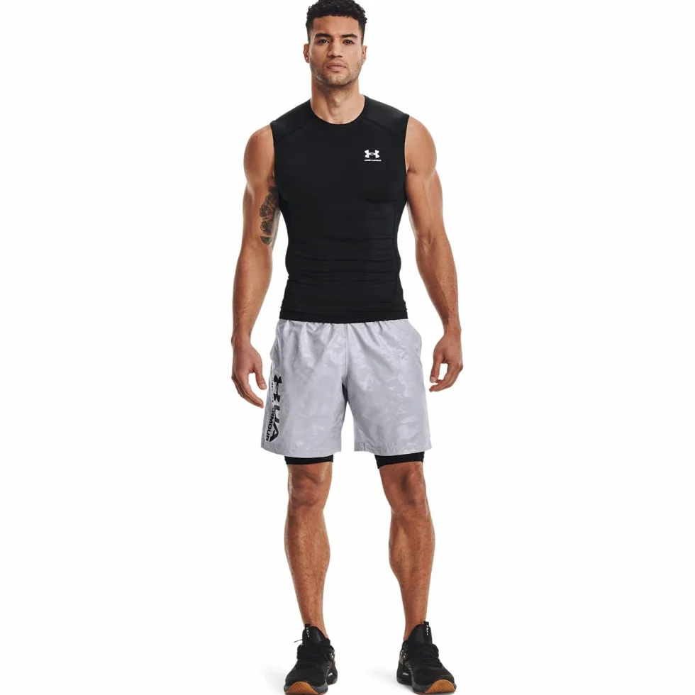 Under Armour Baselayer HG Comp Tanktop Weiß Herren