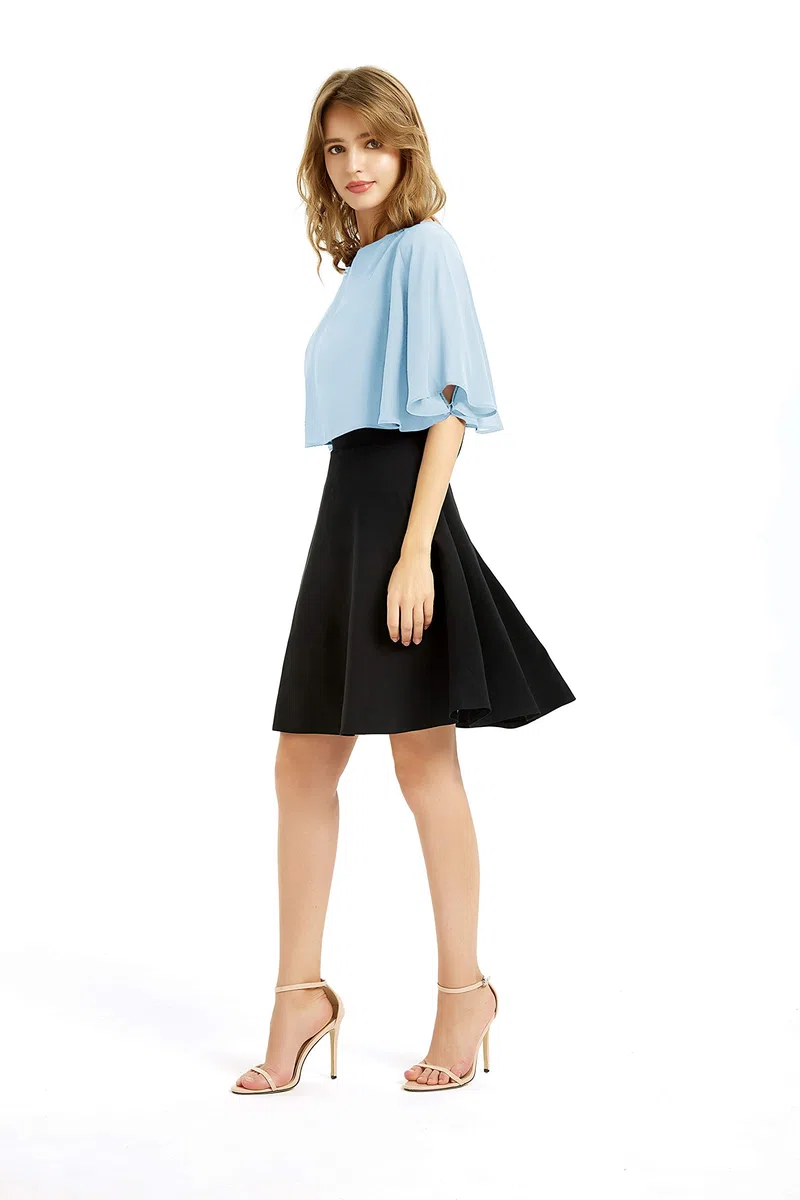 BUCUXE Weicher Chiffon-Schal für Damen, für Abendkleid, Hochzeit, Umhang, Bolero, Überwurf