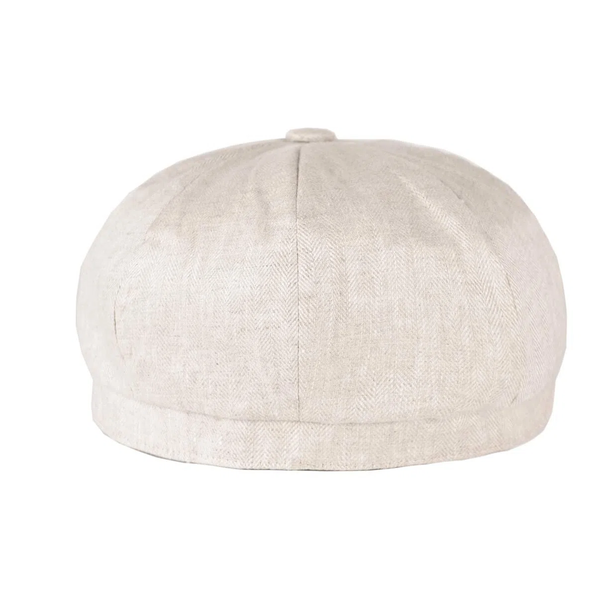 BOTVELA Herren Leinen Newsboy Cap Fischgrätenmütze Atmungsaktiv Sommerhut