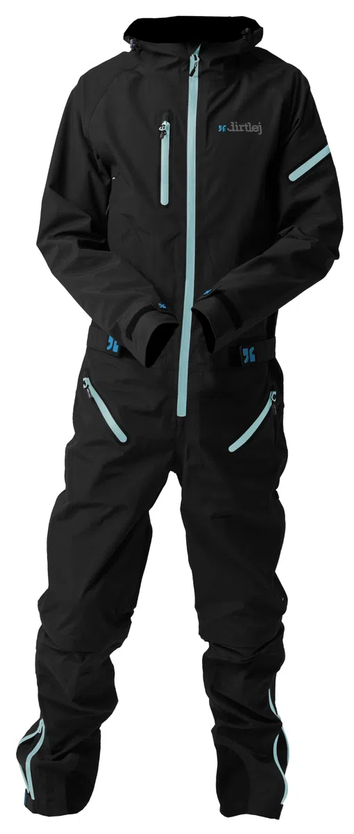 dirtsuit core edition blacklabel Matschoverall für Mountainbiker Herren, zip-off-Hose Größe