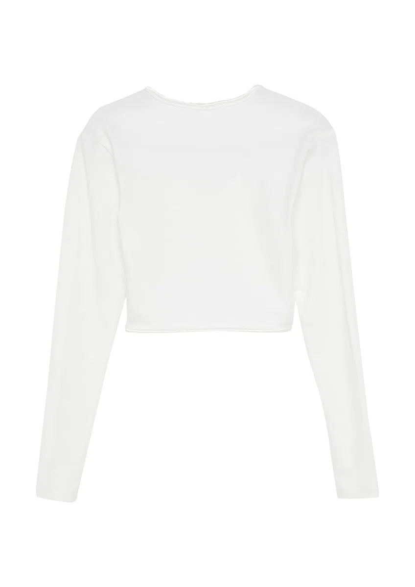 s.Oliver Festlicher Bolero mit Blumenknopf