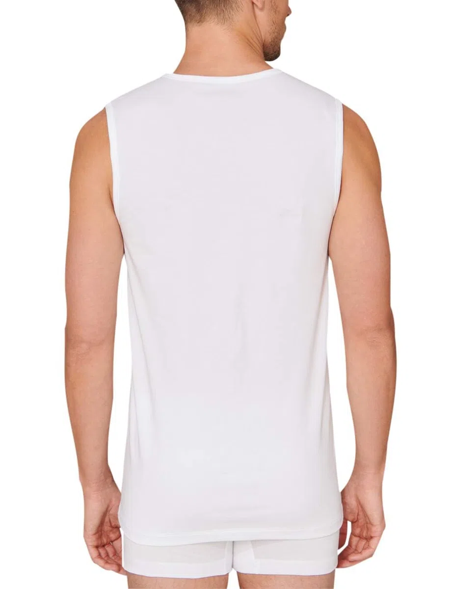 Schiesser Herren Tank Top Unterhemd Doppelpack 95/5 V-Ausschnitt Box - 173981