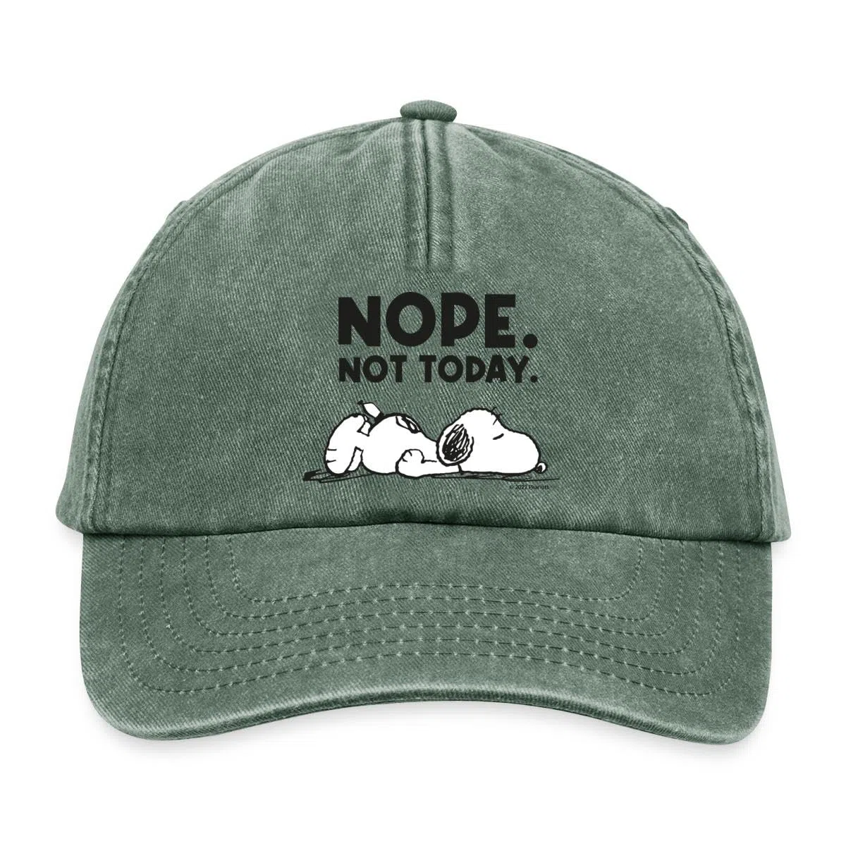 Spreadshirt Peanuts Snoopy Nope Not Today Bürohumor Vintage Cap