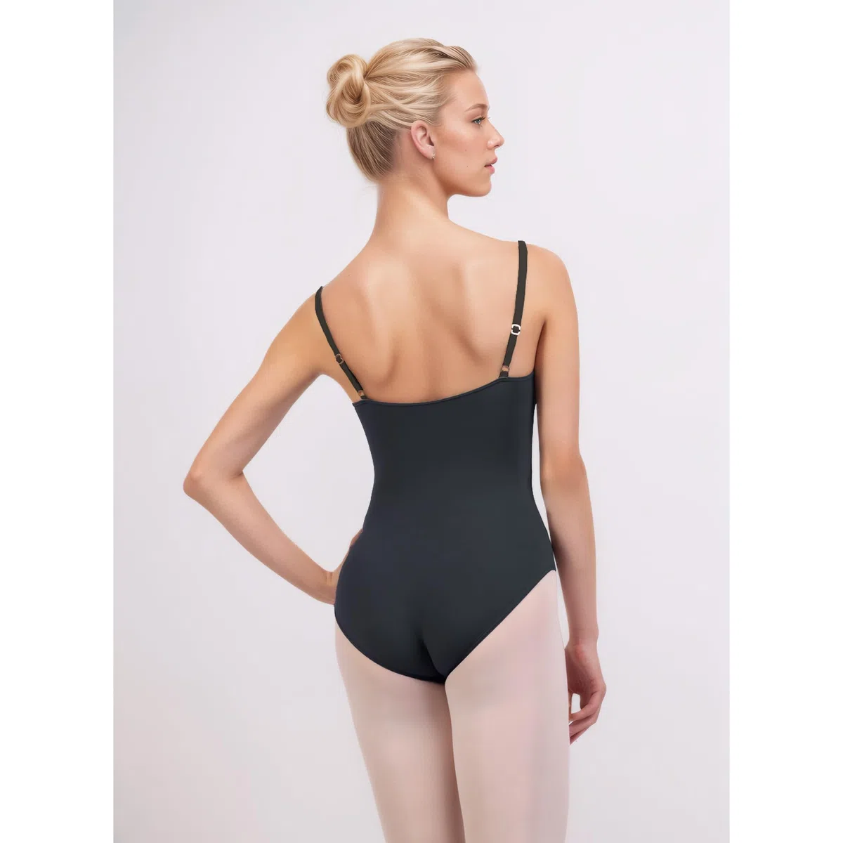 Ballett Trikot Damen Ärmellos Rückenfrei Tanztrikot Damen Tanzbody mit V-Ausschnitt