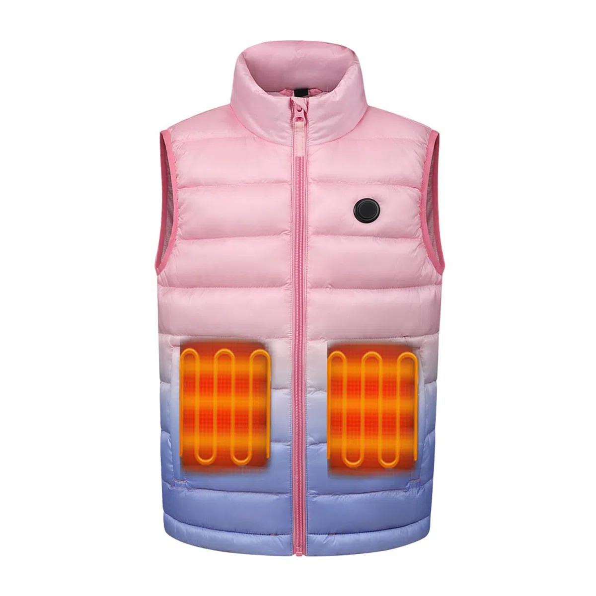 Battnot Testsieger Heizweste Kinder Beheizbare Weste Jacke Steppweste für Jungen Mädchen, 3 Einstellbare Temperatur USB Elektrische Heizweste Schnelles Aufheizen Wärmeweste für Outdoor Wandern