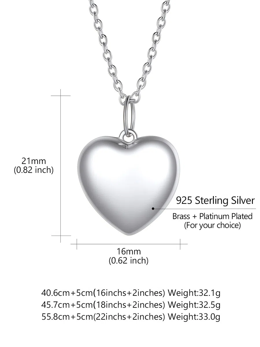 Custom4U Medaillon zum Öffnen für 1/2 Fotos – 925 Sterlingsilber/14k vergoldet Personalisierte Halskette mit Bild Herz/Oval/Rund Amulett zum Öffnen, Fotogeschenke für Mutter Ehefrau Freundin