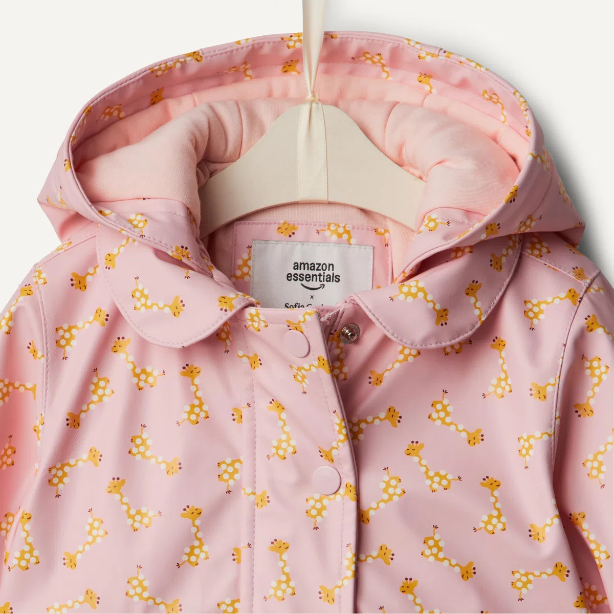 Amazon Essentials Baby - Mädchen Wasserabweisende Regenjacke