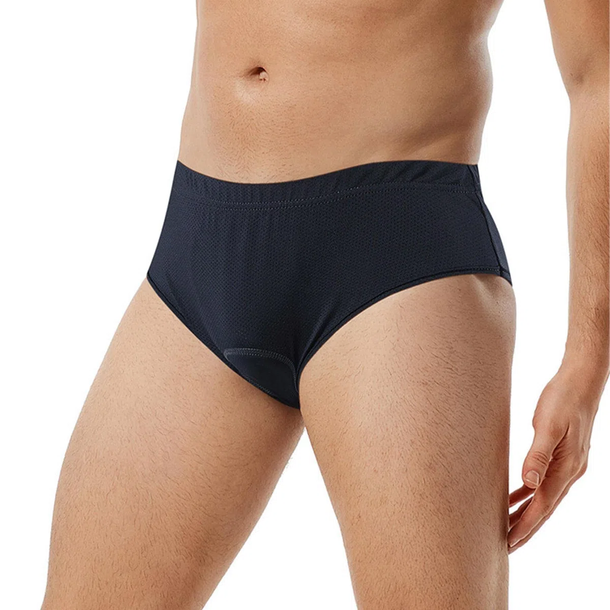 Perfeclan MTB Fahrradunterwäsche Fahrradunterhose Slip Atmungsaktive Hose Mountainbiken Schnelltrocknend Herren Gepolsterte Radhose für BMX Motorradfahren