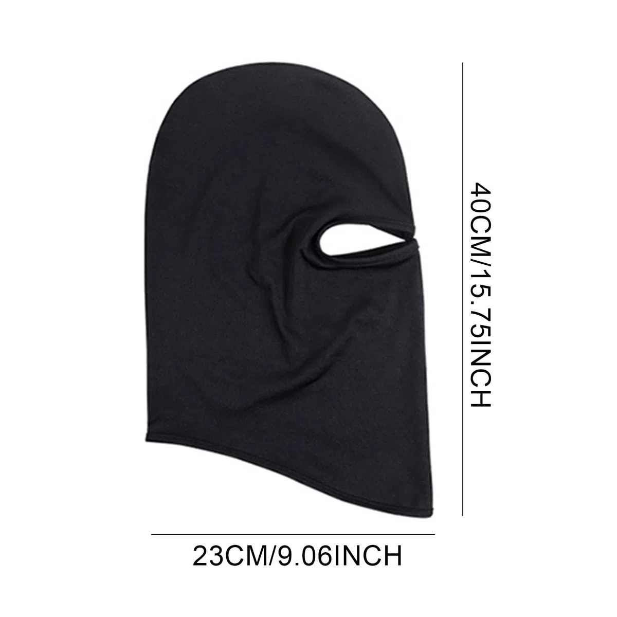 MIVAIUN 2 Stücke Sturmhauben mit 2 Löchern, Lycar Schwarz Motorradmaske, Skimaske, Balaclavas, Fahrrad Gesichtsmaske für Herren und Damen, Dünn Atmungsaktiv, für Draußen Sport