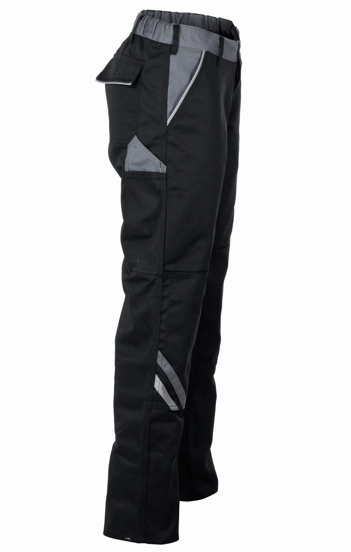 Planam 2718040 Highline Damen Bundhose, Schwarz/Schiefer/Zink, Größe 40