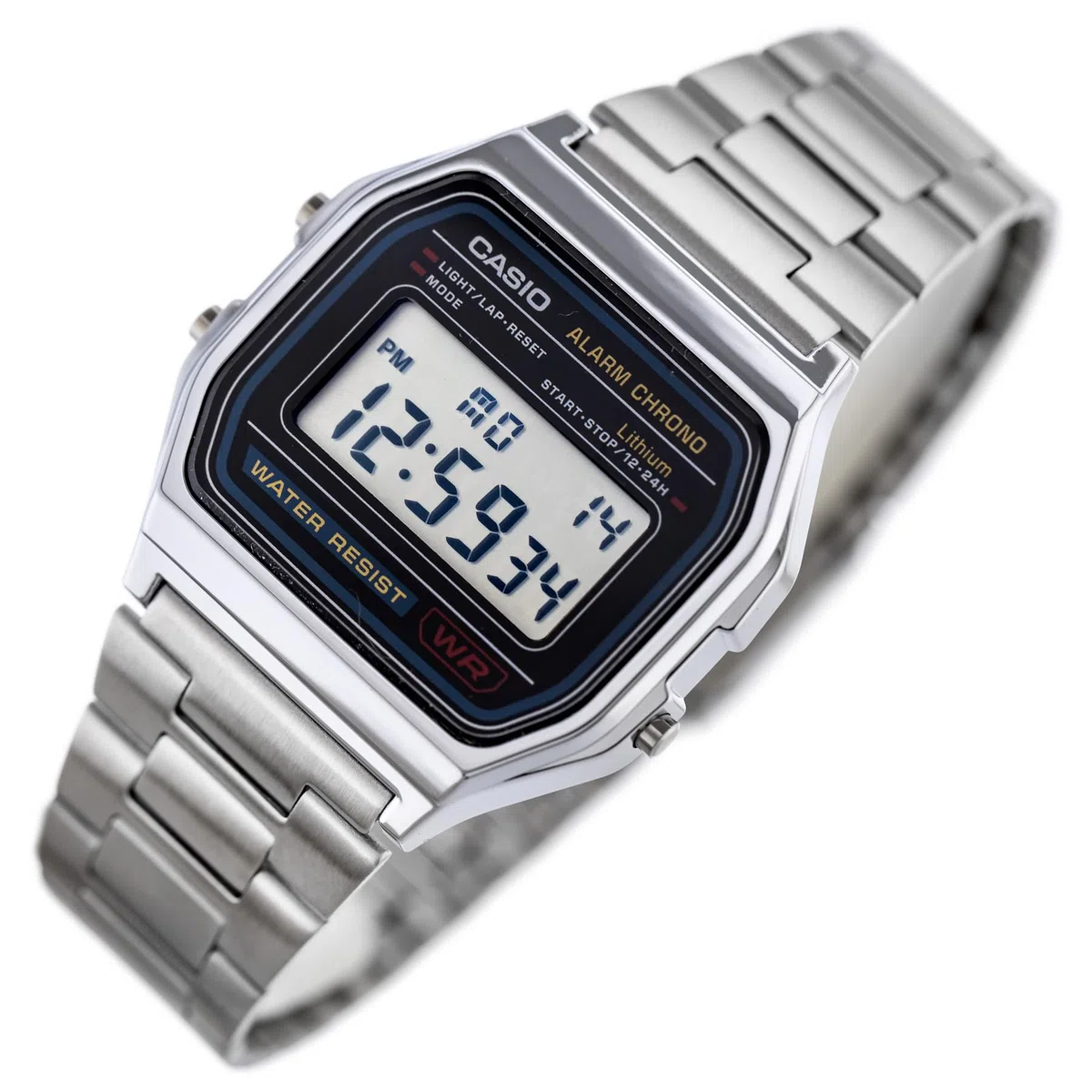 Casio Mens Classic Stainless Steel Digital Watch