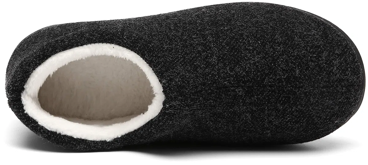 Mishansha Herren Winter Warme Hausschuhe Memory Foam Plüsch Pantoffeln,Gr.39-48