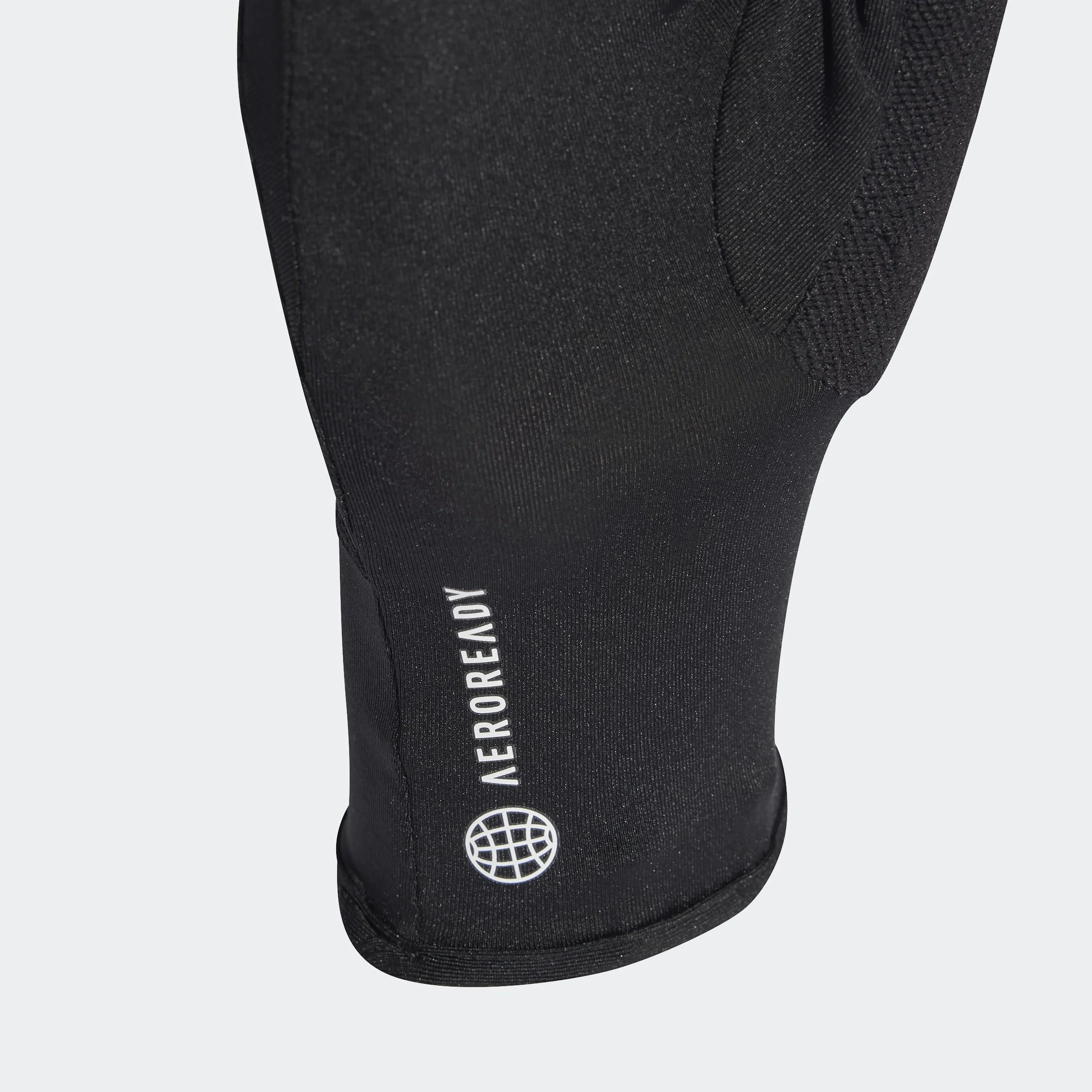 adidas Unisex AEROREADY Gloves, Black/Reflective Silver