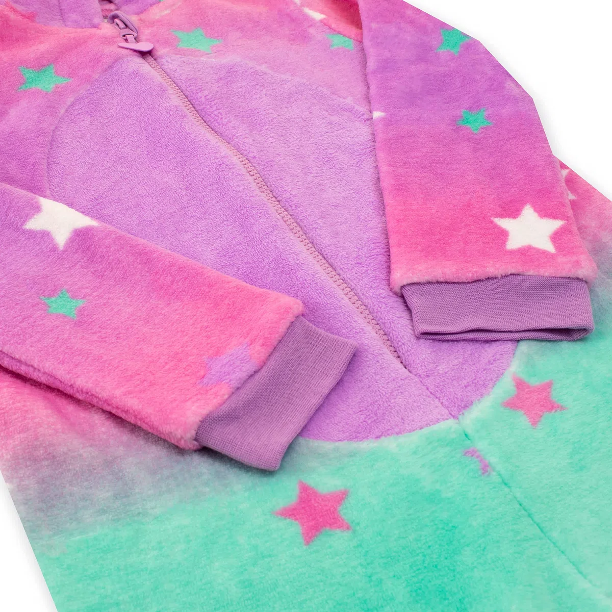 Harry Bear Einhorn Schlafanzug Mädchen | Fleece Overall Madchen | Onesie | Jumpsuit Schlafanzug Kinder
