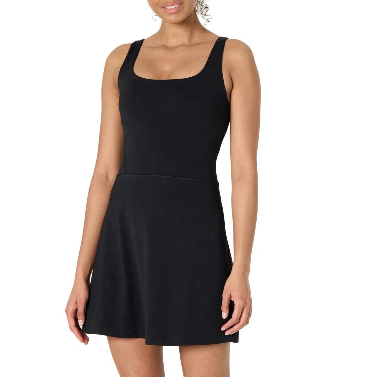 Amazon Essentials Damen Sportliches Anschmiegsames FormFlex-Tenniskleid, Lang