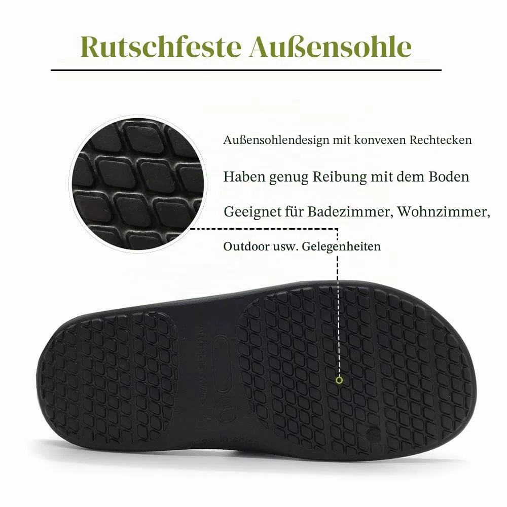 HEVA Herren Dusch- & Badeschuhe Slide Sandalen