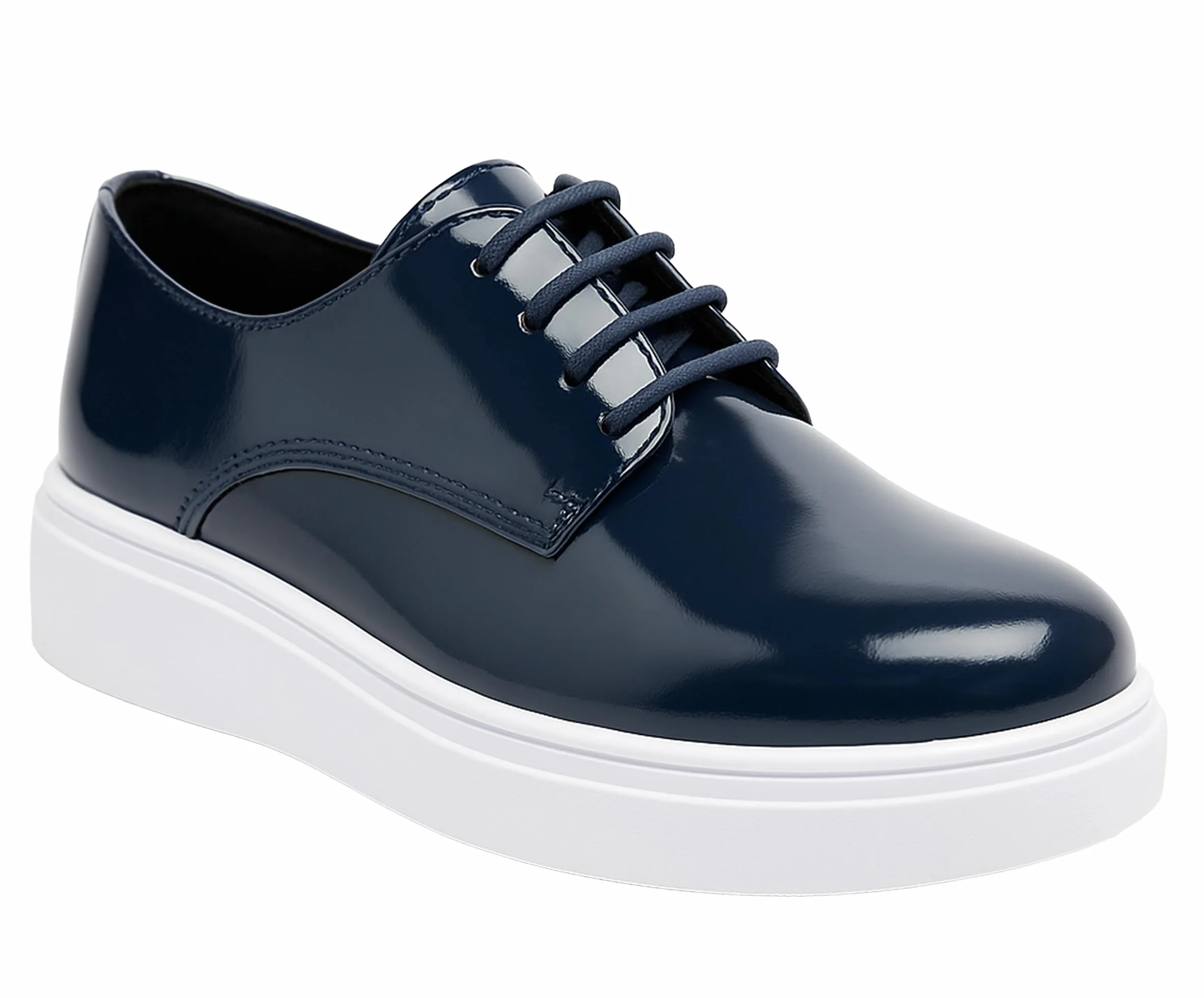 SIRRI Jungen-Gibson-Lackschuhe, klassisches Schnürdesign für formelle und Freizeitkleidung