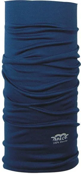 P.A.C. Kids Merino Wool Red Multifunktionstuch - Merinowoll Schlauchtuch, Halstuch, Schal, Kopftuch, Unisex, 10 Anwendungsmöglichkeiten