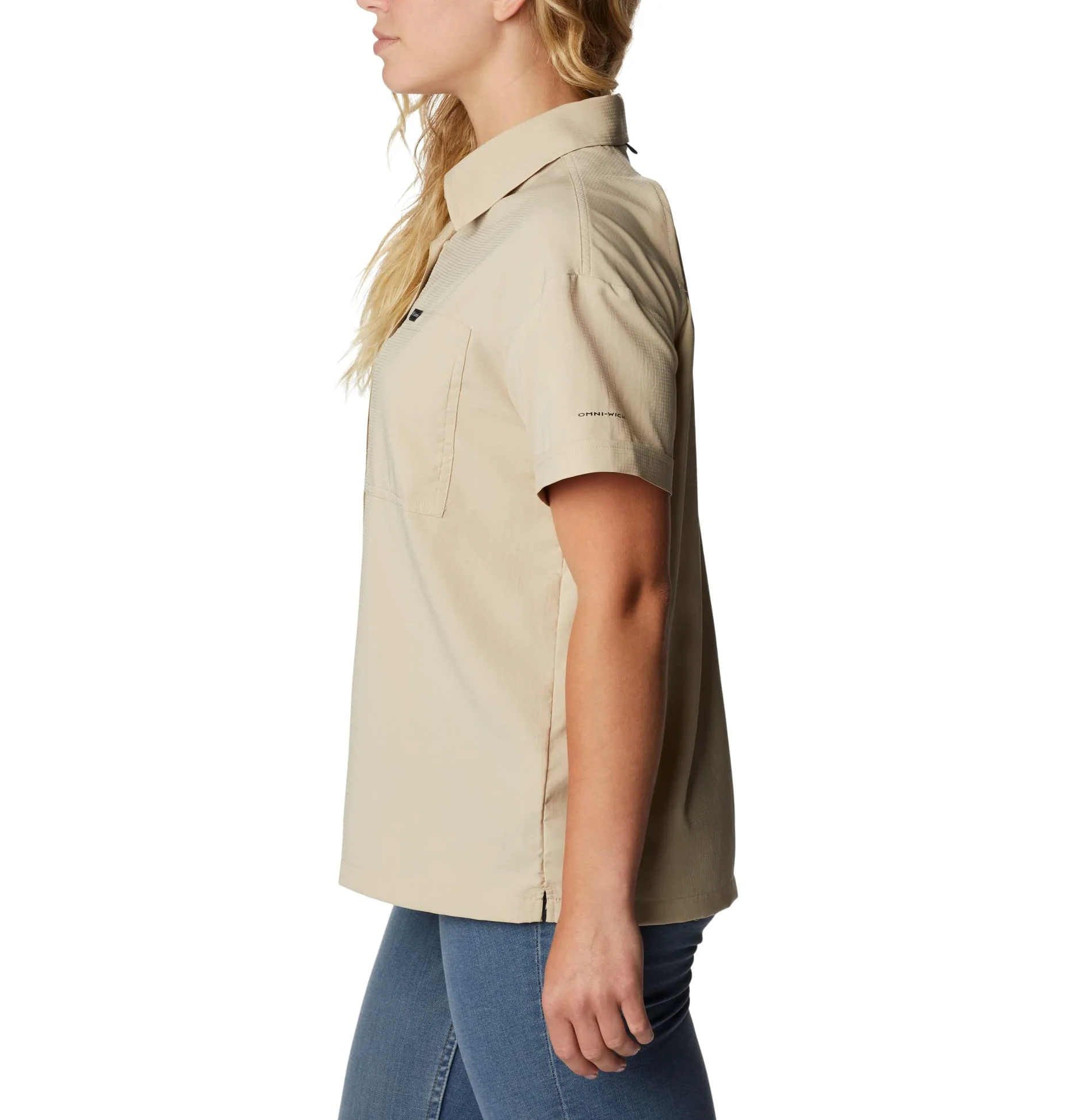 Columbia Kurzarm-Wanderhemd für Damen, Silver Ridge Short Sleeve Shirt, Nylon