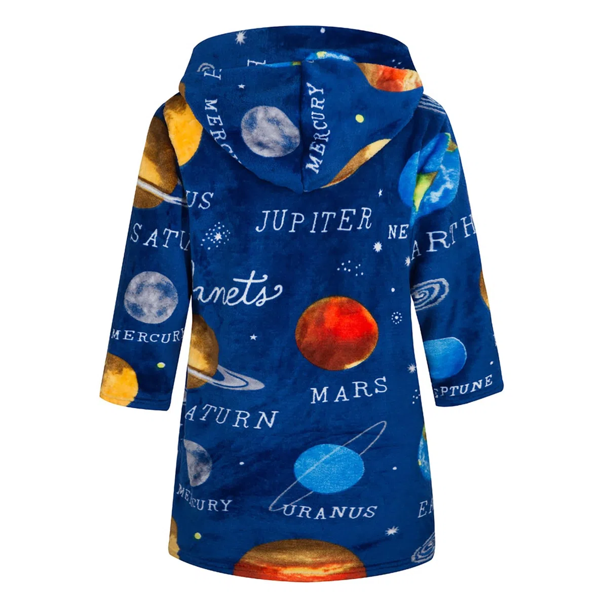 Bademantel für Jungen, weich und warm, mit Kapuze, Flanell-Fleece-Bademantel für Kinder