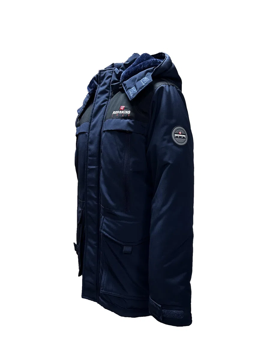 Unisex Kids Jacket Cardigan Girl Boy Parka/Daunenjacke, Blue, 12 Jahre