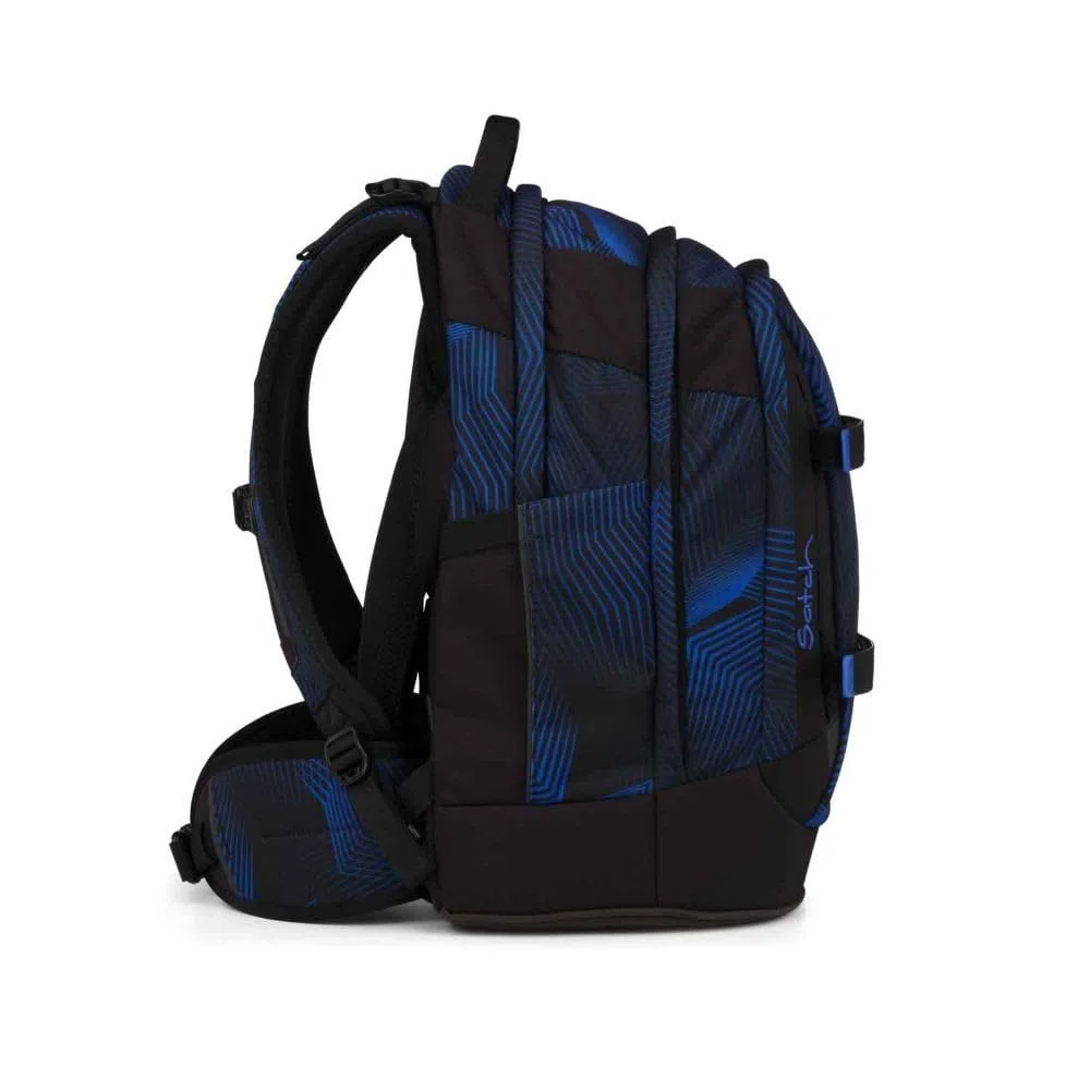 Satch Pack Schulrucksack Set 3tlg. inkl. Schlamperbox und Sportbeutel (Seismic Blue)
