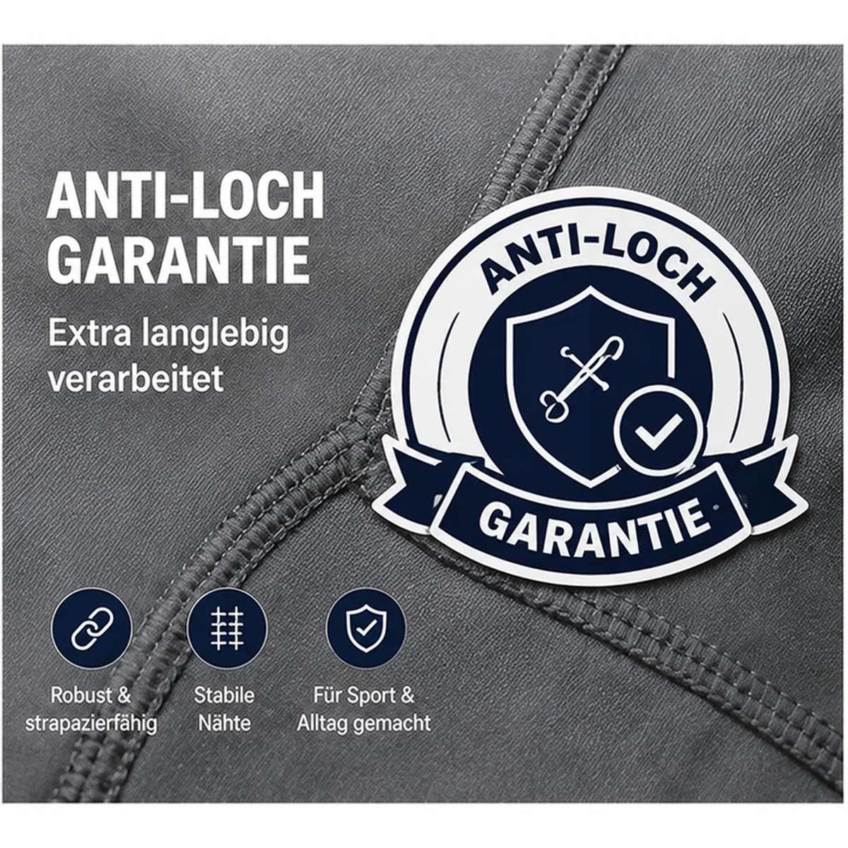 SITZTGUT 3er Pack Sport Boxershorts Herren, Mit leicht längerem Bein, Einfarbig, Größe S-4XL