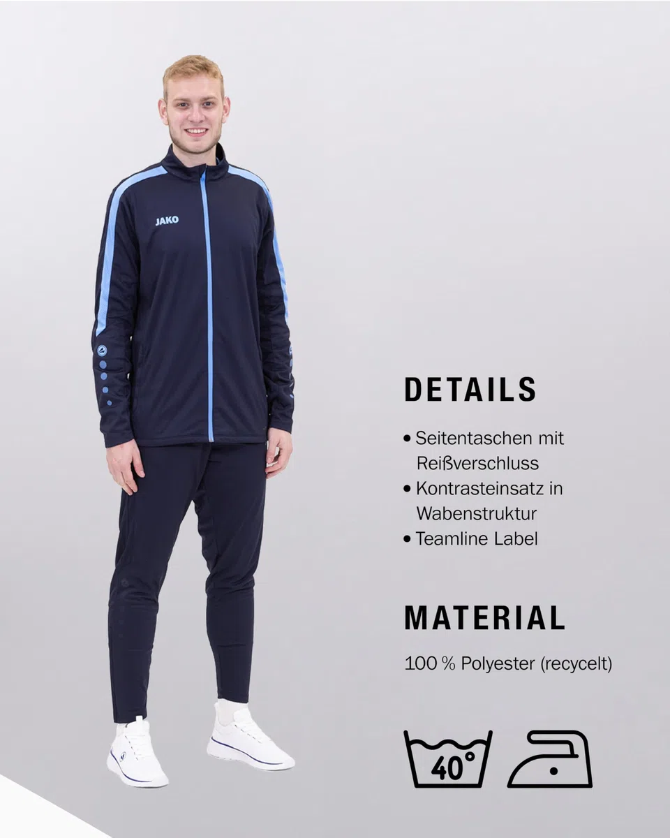 JAKO Power Polyesterjacke Damen Damen