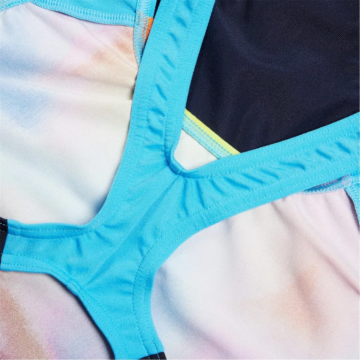 Speedo Digitaler Badeanzug mit Kreuzrücken, für Mädchen