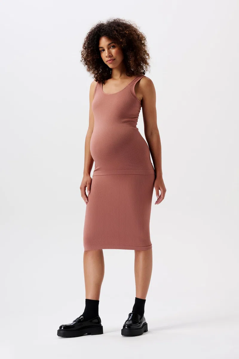 Noppies Damen Ema Seamless Rib Skirt OTB Rock